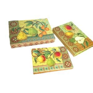 Punch Studio The Gifted Line Kirshner Decorative Arts Collection Set of 3 Boxes